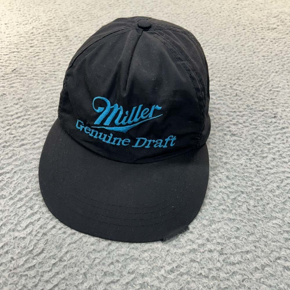 VTG Miller Genuine Draft Hat Men Baseball Cap One Size Miller 90s